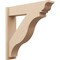 Ekena Millwork 8-in W x 36-in D x 36-in H Funston Trad Rough Cedar Woodgrain TimberThane Outlooker, Primed Tan OUTUR080X36X36FST04RCPR - alternate 1